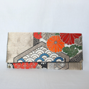 kimono clutch bag tomo black&gold